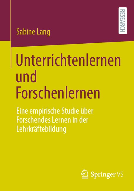 Front cover_Unterrichtenlernen Und Forschenlernen