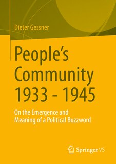 Couverture_People's Community 1933 - 1945