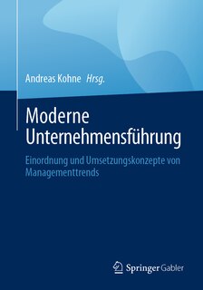 Front cover_Moderne Unternehmensführung