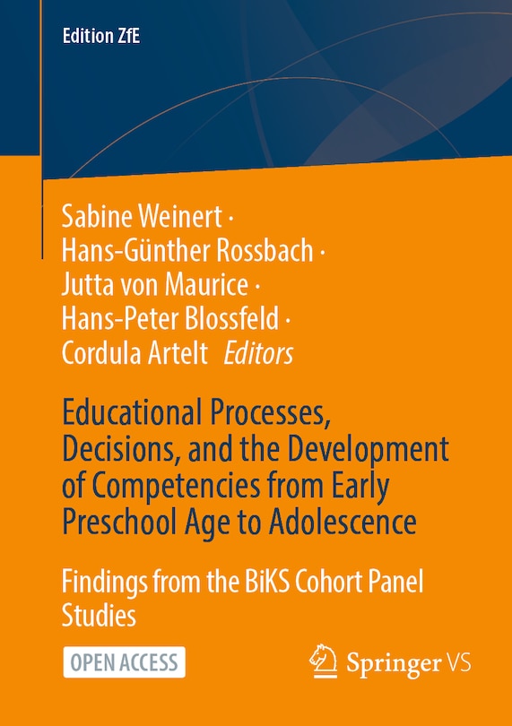 Front cover_Educational Processes, Decisions, and the Development of Competencies from Early Preschool Age to Adolescence