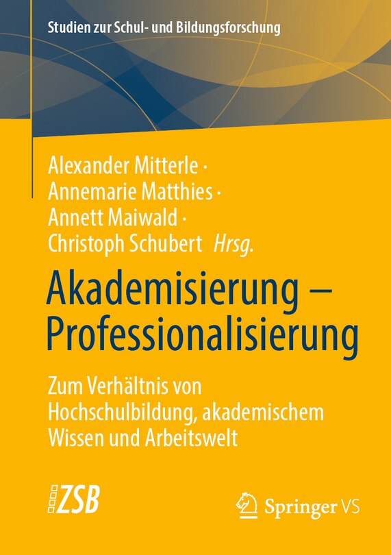 Front cover_Akademisierung - Professionalisierung