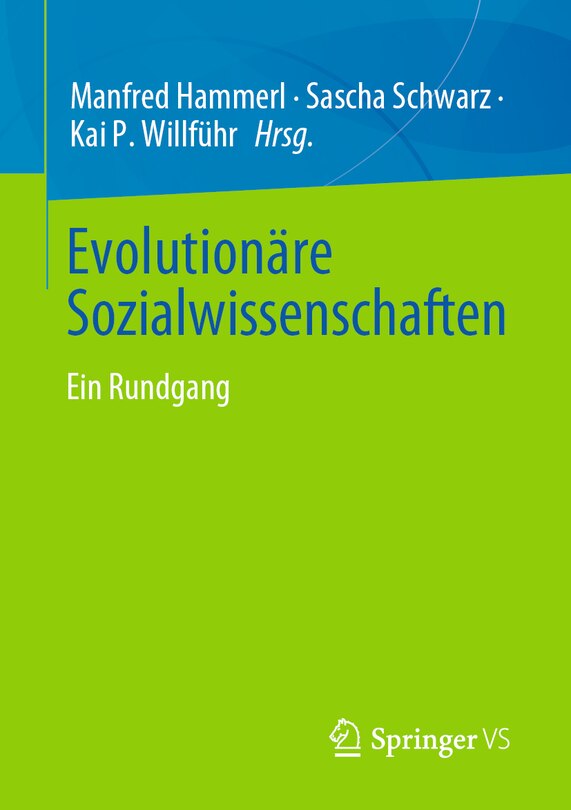 Couverture_Evolutionäre Sozialwissenschaften