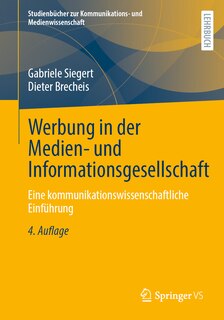 Front cover_Werbung in Der Medien- Und Informationsgesellschaft