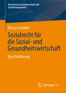 Front cover_Sozialrecht Für Die Sozial- Und Gesundheitswirtschaft