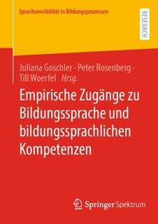 Front cover_Empirische Zugänge Zu Bildungssprache Und Bildungssprachlichen Kompetenzen