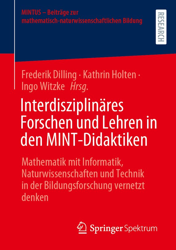 Couverture_Interdisziplinäres Forschen Und Lehren in Den Mint-Didaktiken