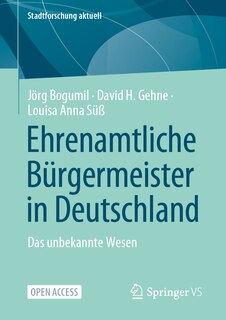 Front cover_Ehrenamtliche Bürgermeister in Deutschland