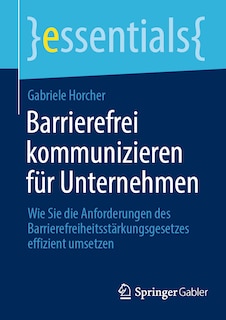 Front cover_Barrierefrei Kommunizieren Für Unternehmen