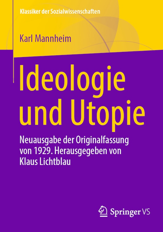 Couverture_Ideologie Und Utopie