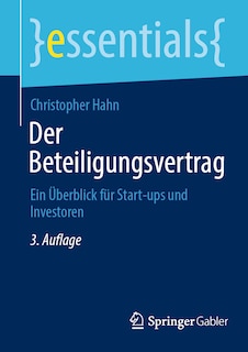 Front cover_Der Beteiligungsvertrag