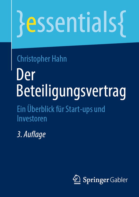 Front cover_Der Beteiligungsvertrag
