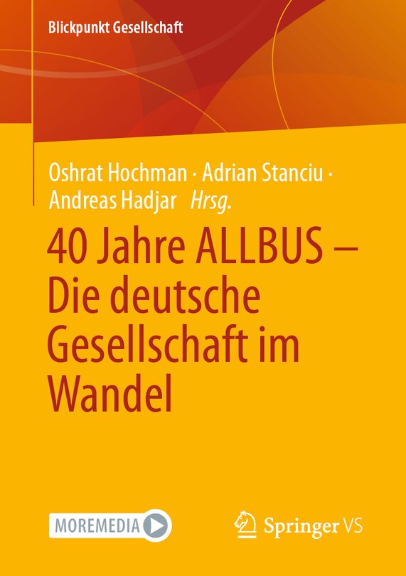 Couverture_40 Jahre Allbus - Die Deutsche Gesellschaft Im Wandel