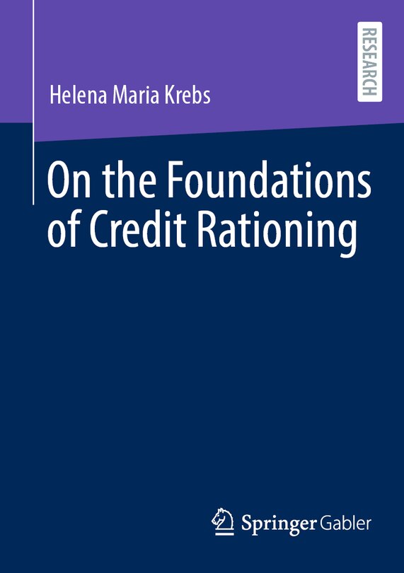 Front cover_On the Foundations of Credit Rationing
