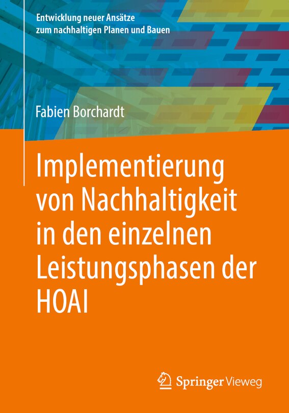 Couverture_Implementierung Von Nachhaltigkeit in Den Einzelnen Leistungsphasen Der Hoai