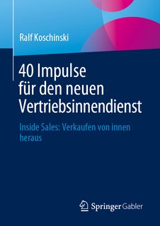 Couverture_40 Impulse Für Den Neuen Vertriebsinnendienst