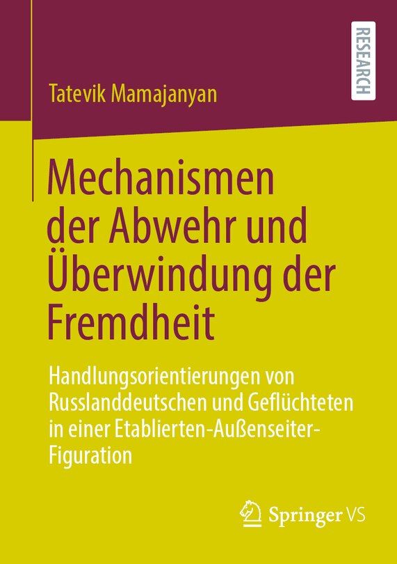 Front cover_Mechanismen Der Abwehr Und Überwindung Der Fremdheit