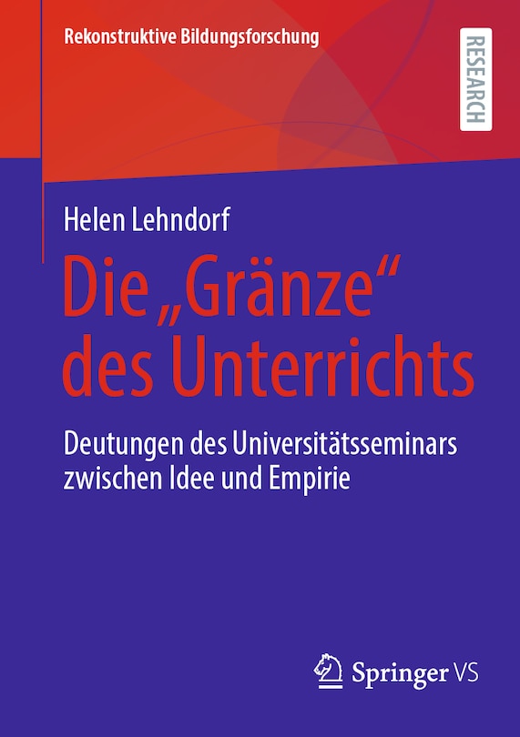 Front cover_Die Gränze Des Unterrichts