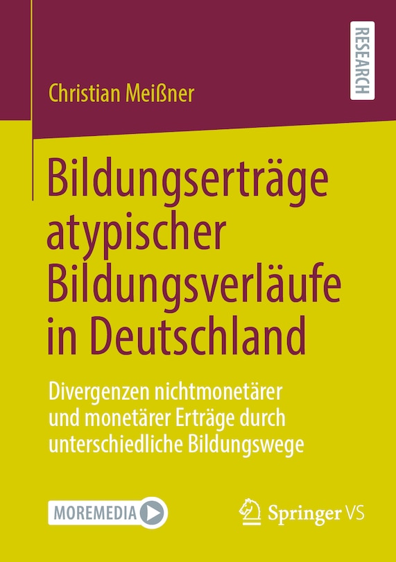 Couverture_Bildungserträge Atypischer Bildungsverläufe in Deutschland