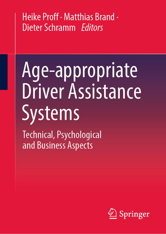 Front cover_Age-appropriate Driver Assistance Systems
