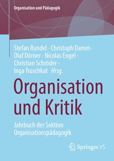 Couverture_Organisation Und Kritik