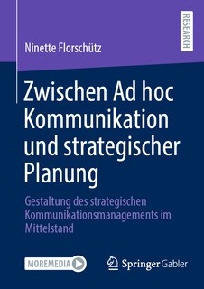 Front cover_Zwischen AD Hoc Kommunikation Und Strategischer Planung