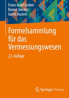 Front cover_Formelsammlung Für Das Vermessungswesen