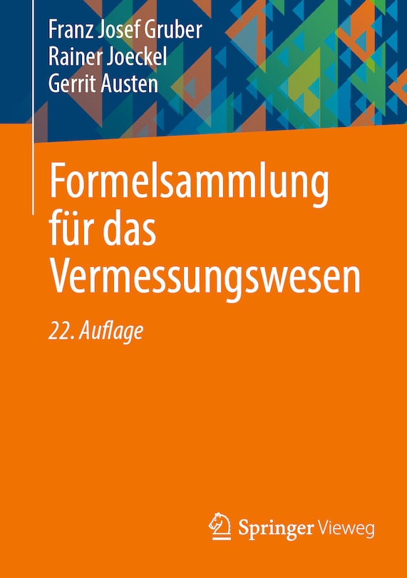 Front cover_Formelsammlung Für Das Vermessungswesen
