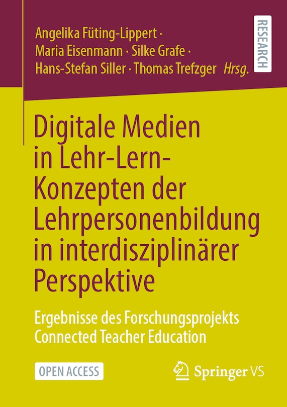 Front cover_Digitale Medien in Lehr-Lern-Konzepten Der Lehrpersonenbildung in Interdisziplinärer Perspektive