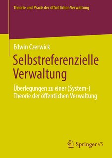 Front cover_Selbstreferenzielle Verwaltung
