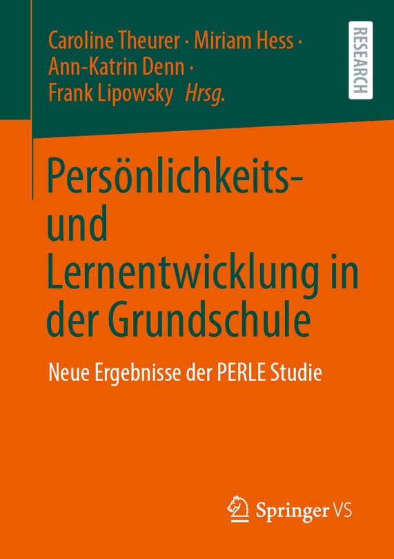 Front cover_Persönlichkeits- Und Lernentwicklung in Der Grundschule