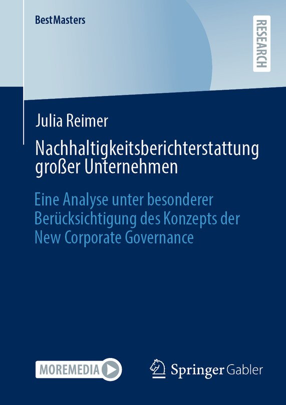 Front cover_Nachhaltigkeitsberichterstattung Großer Unternehmen
