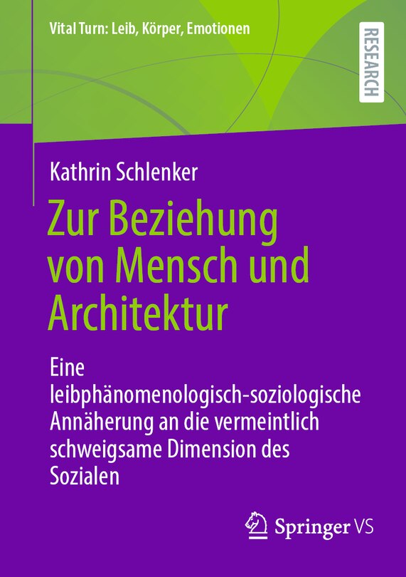 Front cover_Zur Beziehung Von Mensch Und Architektur