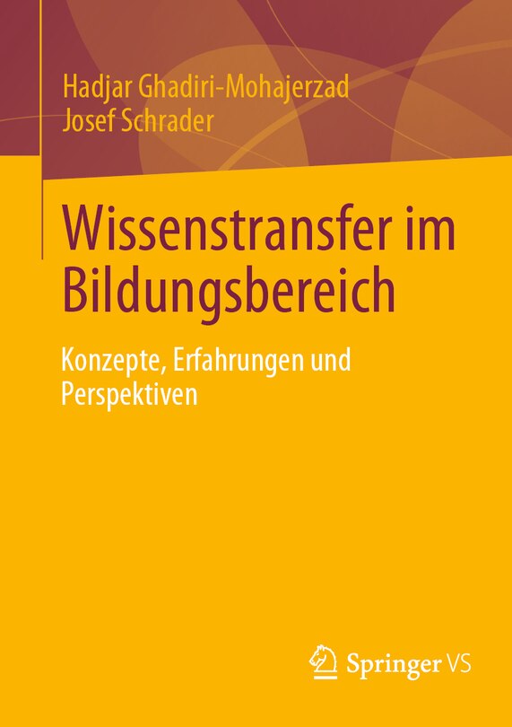 Front cover_Wissenstransfer Im Bildungsbereich