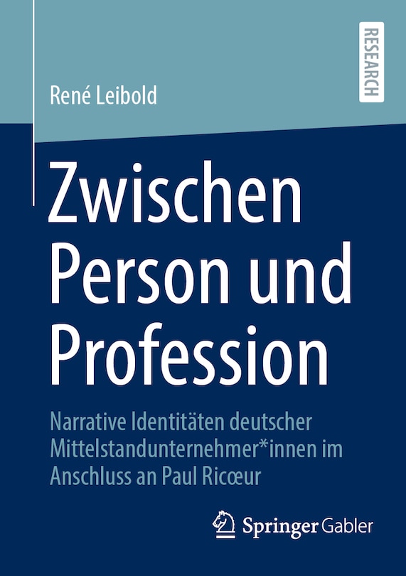 Front cover_Zwischen Person Und Profession