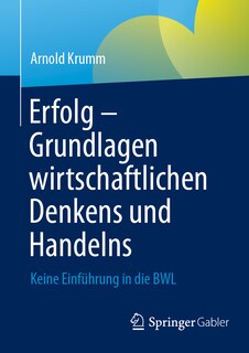 Couverture_Erfolg - Grundlagen Wirtschaftlichen Denkens Und Handelns