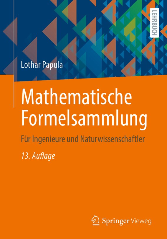 Front cover_Mathematische Formelsammlung