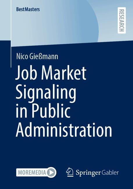 Front cover_Job Market Signaling in Public Administration