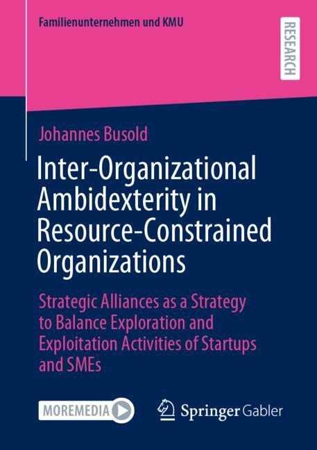 Front cover_Inter-Organizational Ambidexterity in Resource-Constrained Organizations