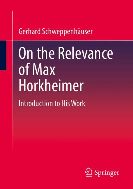 Couverture_On the Relevance of Max Horkheimer