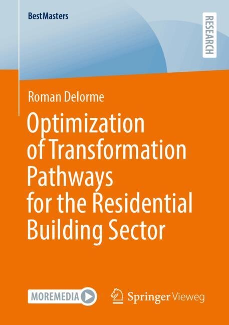 Couverture_Optimization of Transformation Pathways for the Residential Building Sector
