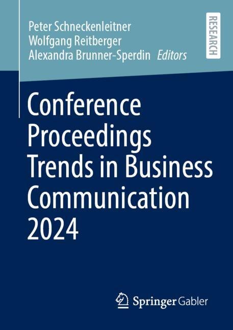 Front cover_Conference Proceedings Trends in Business Communication 2024