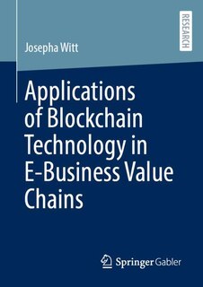Couverture_Applications of Blockchain Technology in E-Business Value Chains