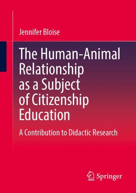 Front cover_The Human-Animal Relationship as a Subject of Citizenship Education