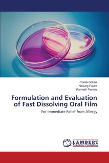 Front cover_Formulation and Evaluation of Fast Dissolving Oral Film