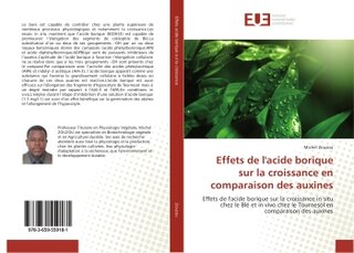 Couverture_Effets de l'acide borique sur la croissance en comparaison des auxines