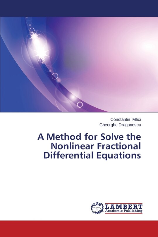 Couverture_A Method for Solve the Nonlinear Fractional Differential Equations