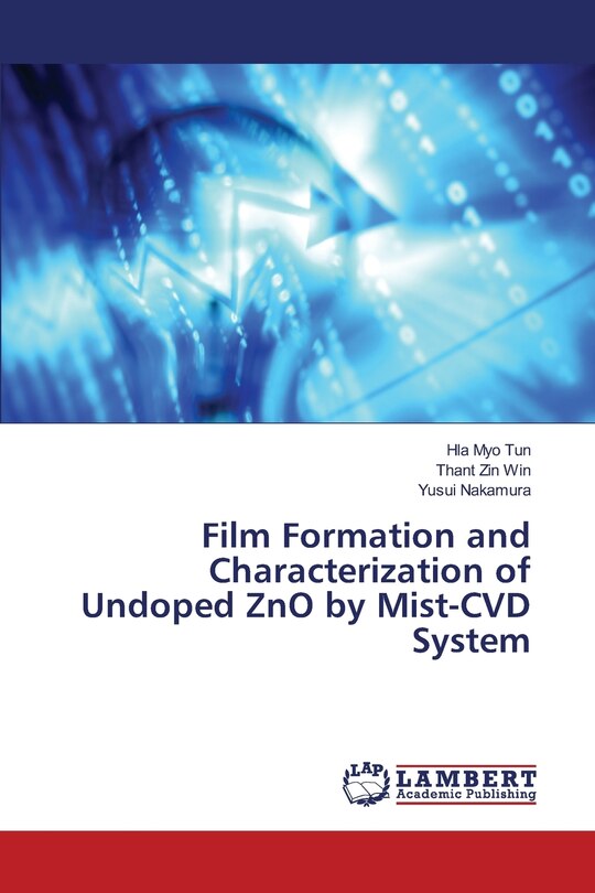 Front cover_Film Formation and Characterization of Undoped ZnO by Mist-CVD System