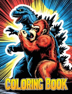 Front cover_Godzilla vs King Kong Coloring book