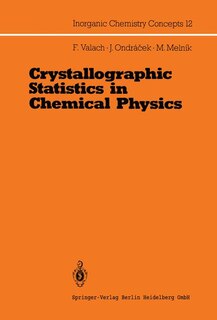 Couverture_Crystallographic Statistics in Chemical Physics