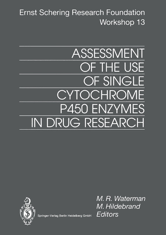 Front cover_Assessment of the Use of Single Cytochrome P450 Enzymes in Drug Research